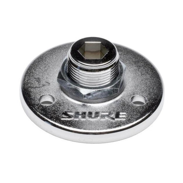 Shure A12 5/8"-27 Threaded Mounting Flange-Matte Silver