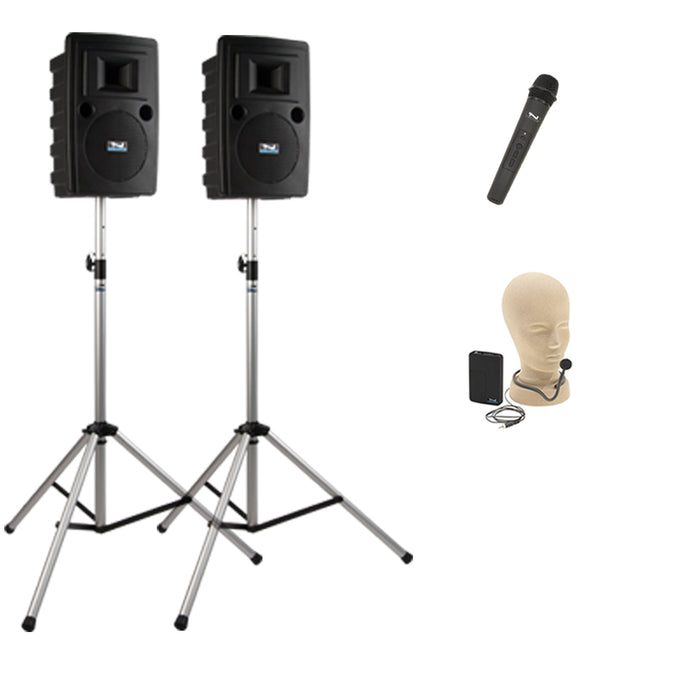 Anchor Audio Liberty Pair (XU2,RU2), Anchor-Air Portable Speakers with 2 Wireless Microphones