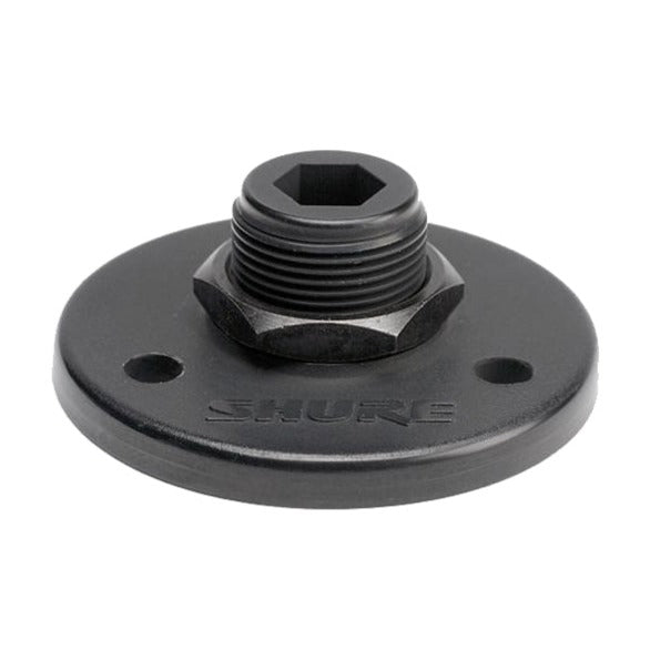 Shure A12B 5/8"-27 Threaded Mounting Flange, Black