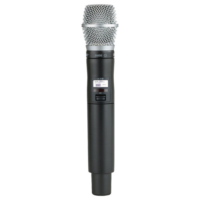 Shure ULXD2/SM86 Handheld Transmitter with SM86 Microphone (Select Your Frequency)