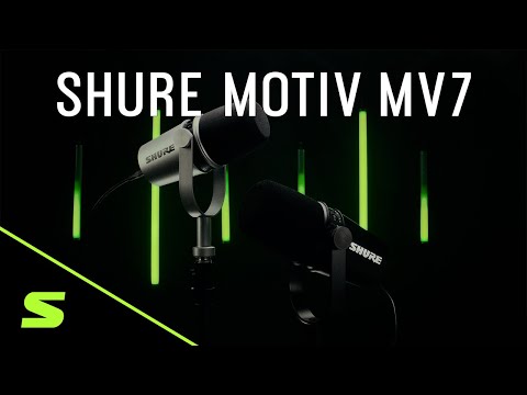 Shure MV7-S Podcast Microphone