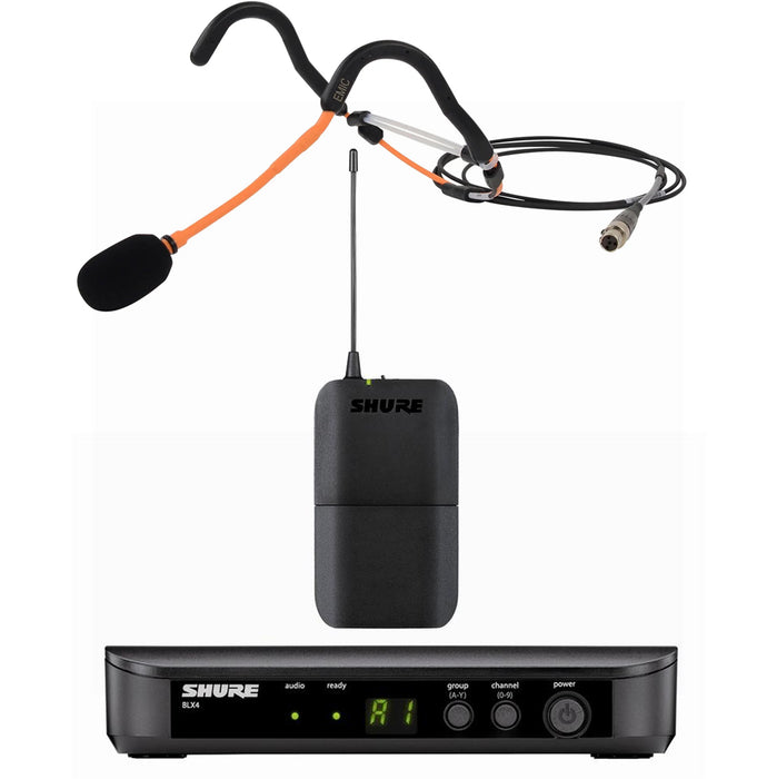 Shure BLX Wireless System with E-mic Fitness Headset Microphone