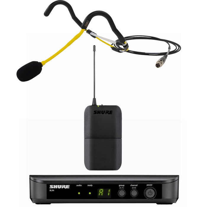 Shure BLX Wireless System with E-mic Fitness Headset Microphone