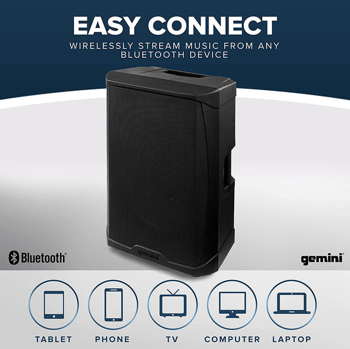 Gemini GPSS-650 Portable Professional Rechargeable PA Speaker with Bluetooth