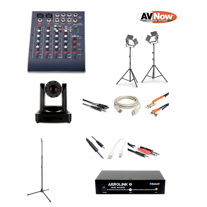 Complete Streaming Kit - Audio, Lighting, and Camera Solution