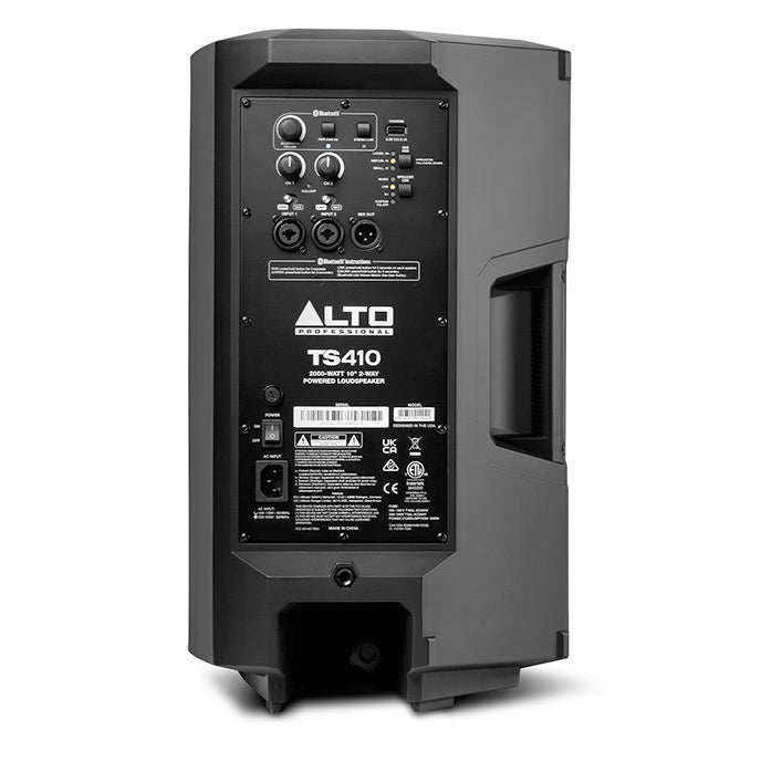 ALTO TS410 2000-Watt 10-Inch 2-Way Powered Loudspeaker with Bluetooth