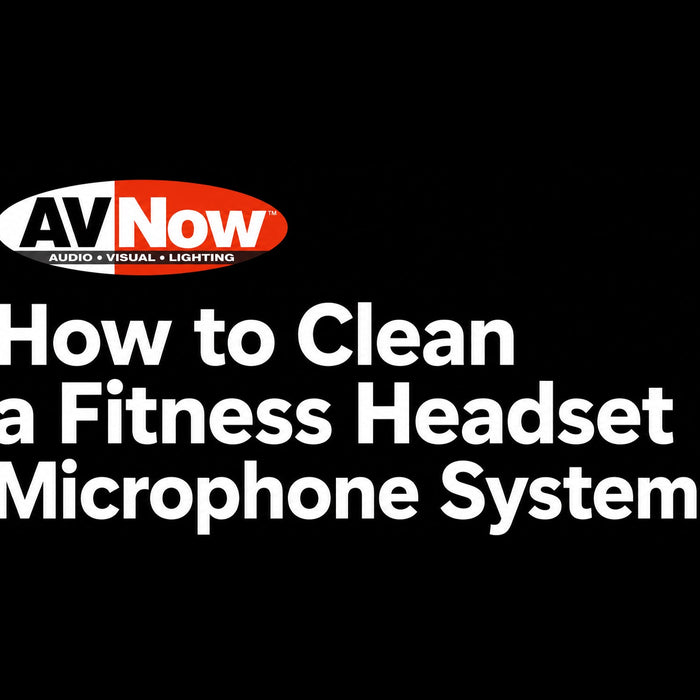 How to Clean a Fitness Headset Microphone System