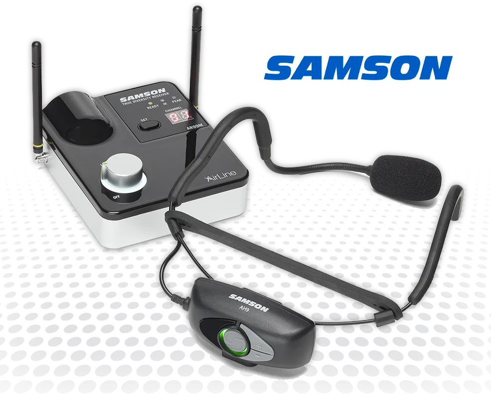 Samson's AirLine 99m - Improved Sweat-Resistance and Rechargeable