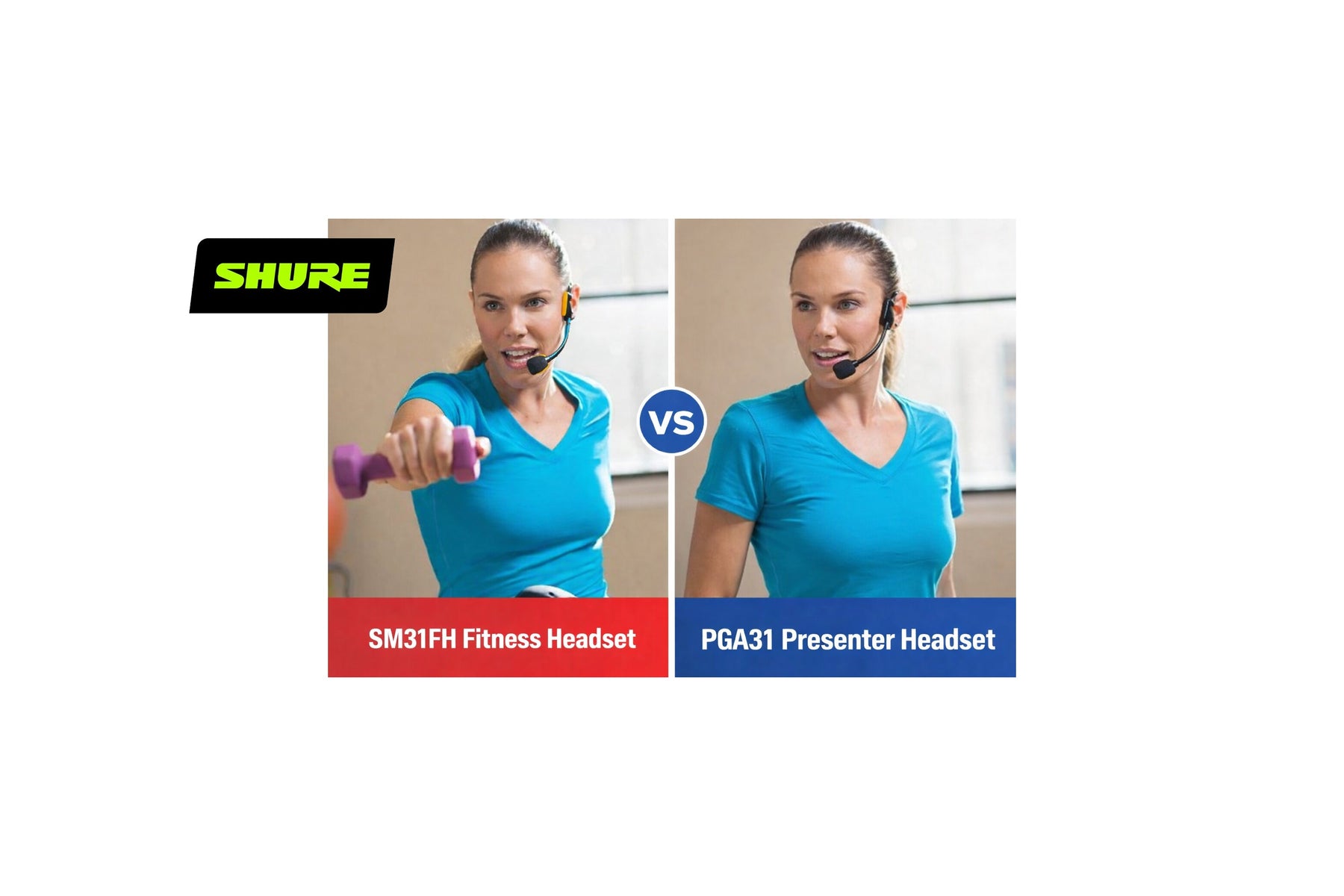 Shure SM31 vs PGA31: Which Microphone Is Best for Fitness Instructors?