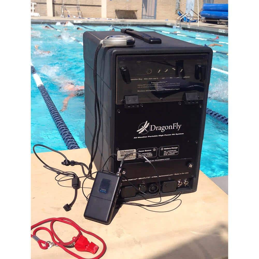 Aqua-Aerobics Fitness Sound Systems with Microphones