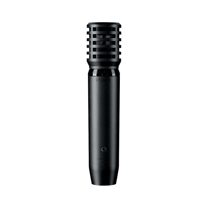 Shure PGA81 Cardioid Dynamic Instrument Microphone (Select Your Cable)
