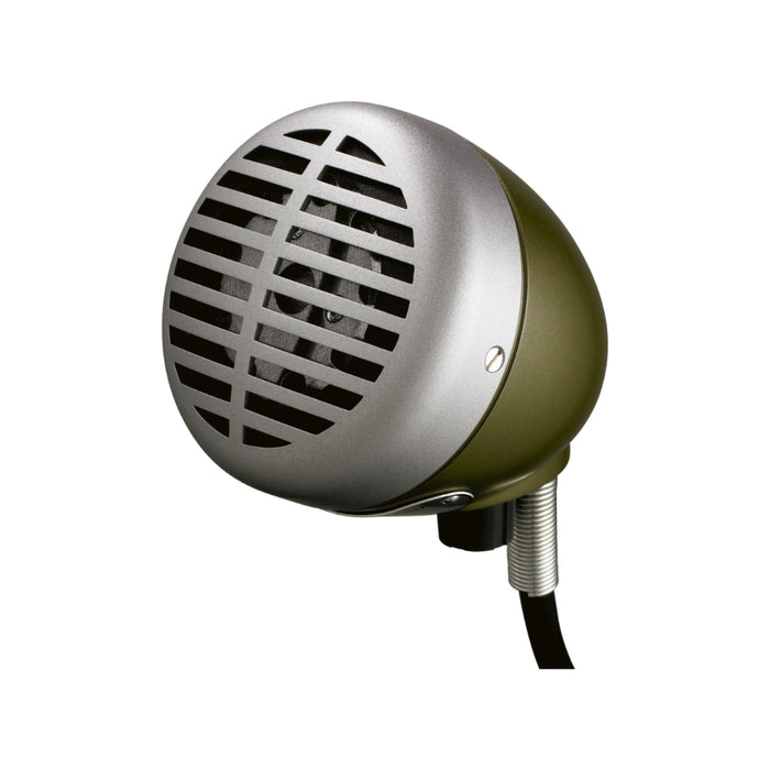 Shure 520DX Omnidirectional Dynamic with Volume Control High Z “The Green Bullet” for Harmonica