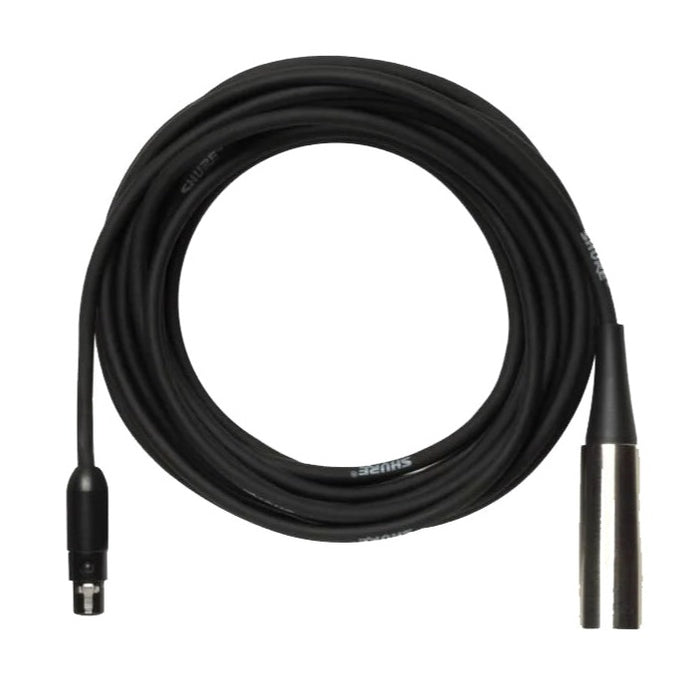 Shure C129 12' Cable, 3-Pin Mini Connector (TA3F) to Male XLR