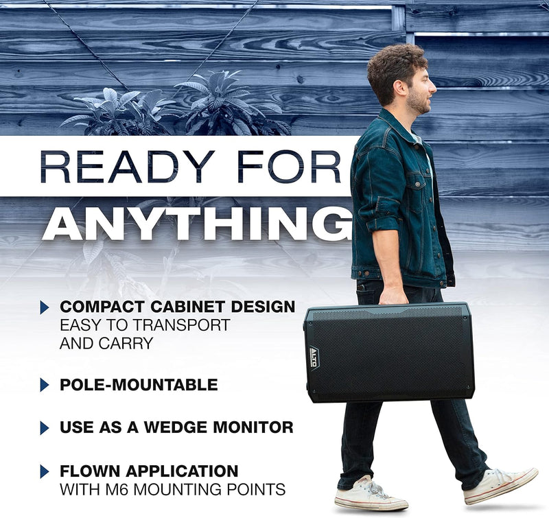 ALTO TS412XUS 2500-WATT 12" 2-Way Powered Loudspeaker with Bluetooth