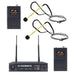 Best Fitness Audio UHF Base System with 2 Aeromic Headset Microphones and Additional Transmitter