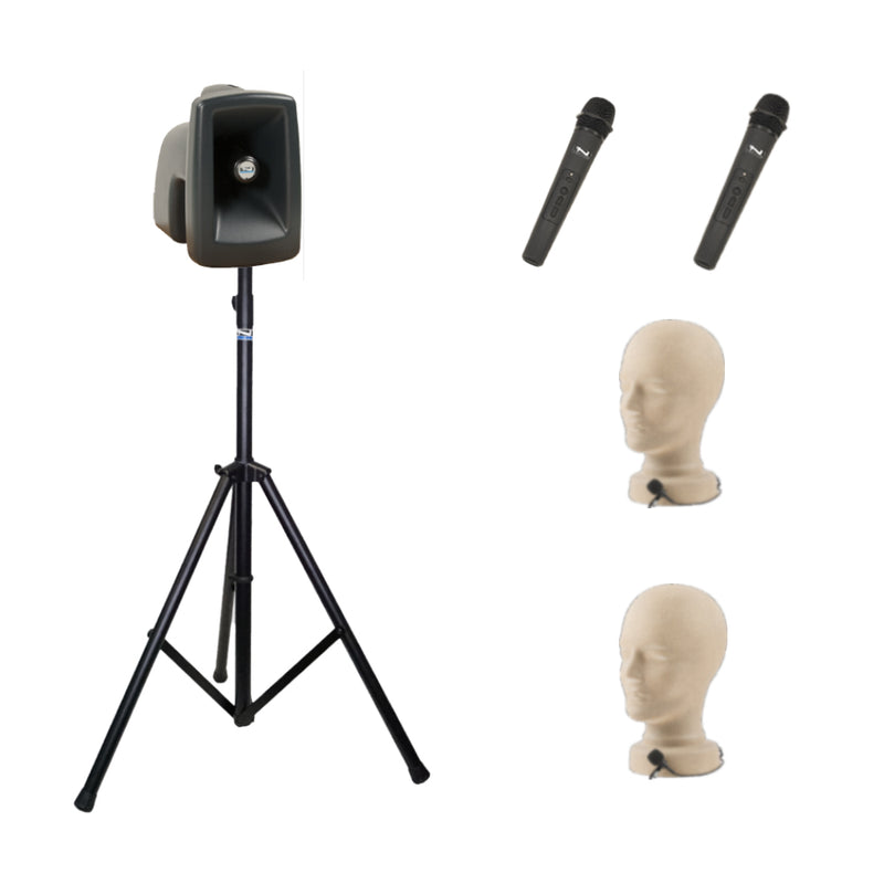 Anchor Audio MegaVox (U4) Portable Speaker with 4 Wireless Microphones