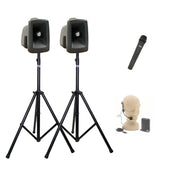 Anchor Audio MegaVox Pair (U2, COMP), Portable Speakers with 2 Wireless Microphones