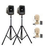 Anchor Audio MegaVox Pair (XU2, AIR), Anchor-Air Portable Speakers with 2 Wireless Microphones