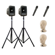 Anchor Audio MegaVox Pair (U4, COMP) Portable Speakers with 4 Wireless Microphones