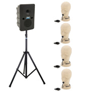 Anchor Audio Go Getter (U4), Anchor-Air Portable Speaker with 4 Wireless Microphones