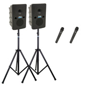 Anchor Audio Go Getter Pair (XU2,AIR), Anchor-Air Portable Speakers and 2 Wireless Microphones