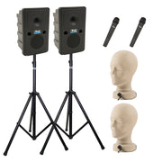 Anchor Audio Go Getter Pair (U4, COMP), Portable Speakers with 4 Wireless Microphones