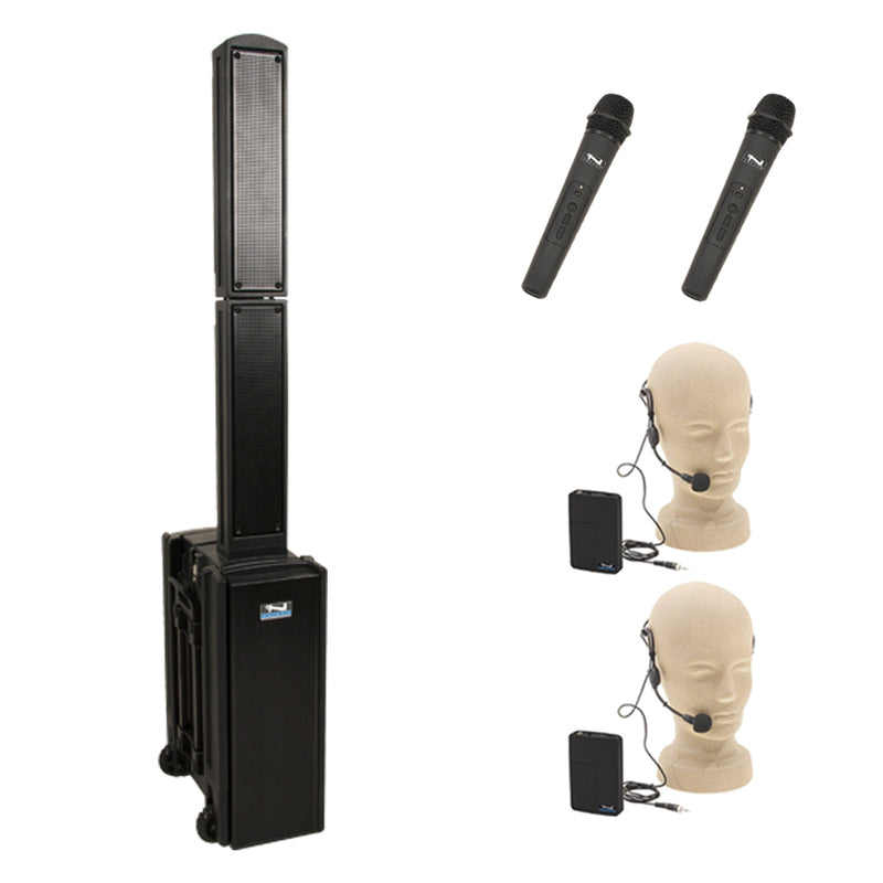 Anchor Audio Beacon (XU4) Portable Speaker with 4 Wireless Microphones