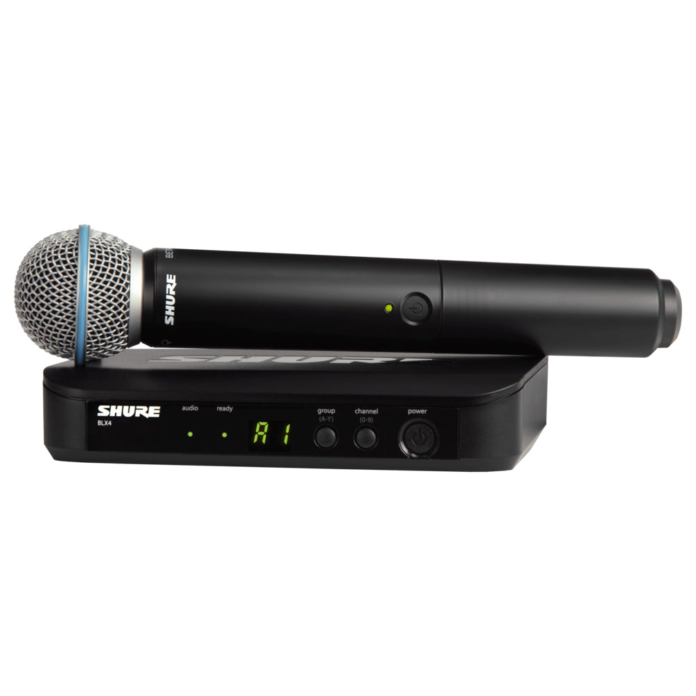 SHURE PGX24／BETA 58A ワイヤレスシステム New PGX4 Wireless Microphone and PGX24/BETA58A Wireless Microphone