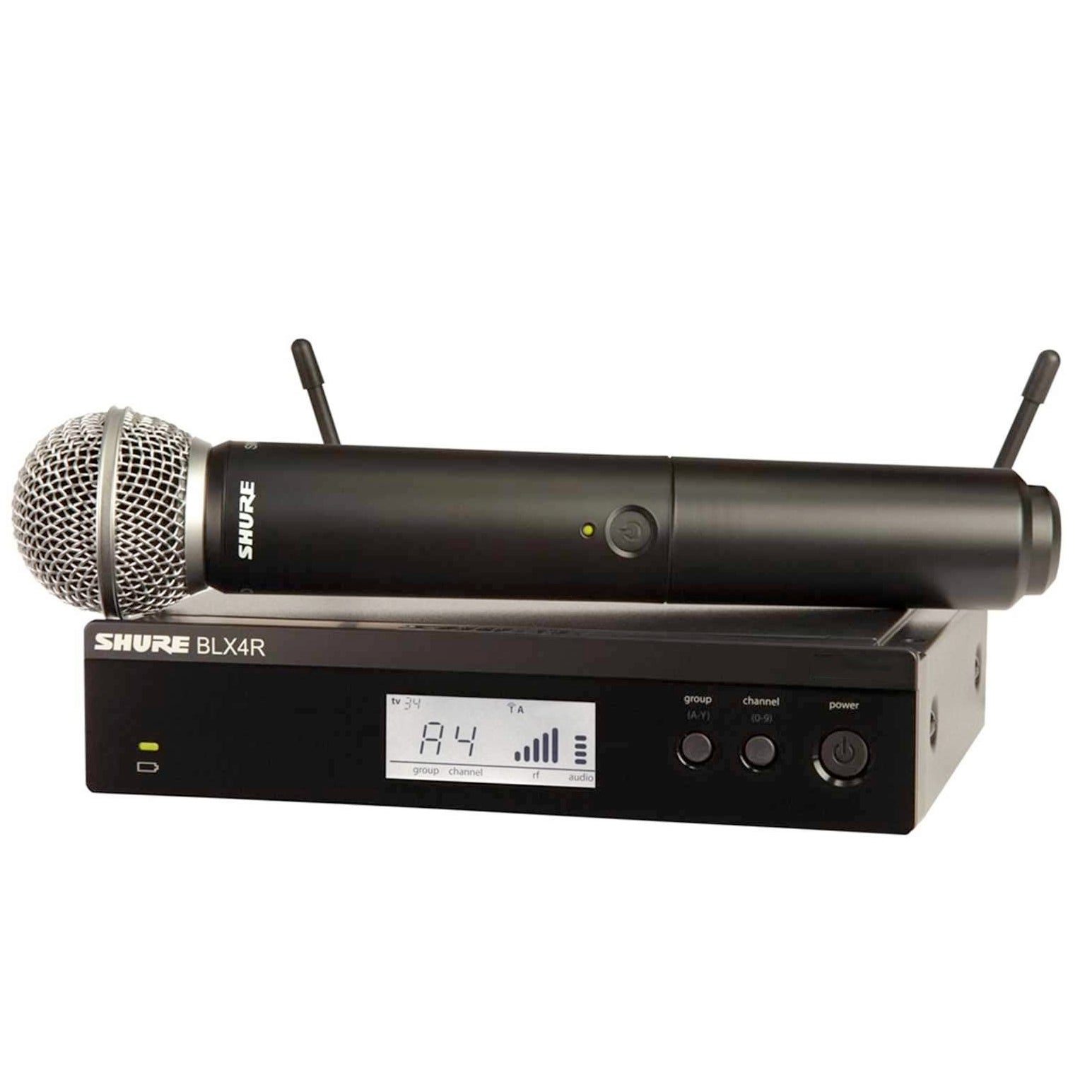 Shure BLX24R/SM58 Handheld Wireless System with Microphone — AV