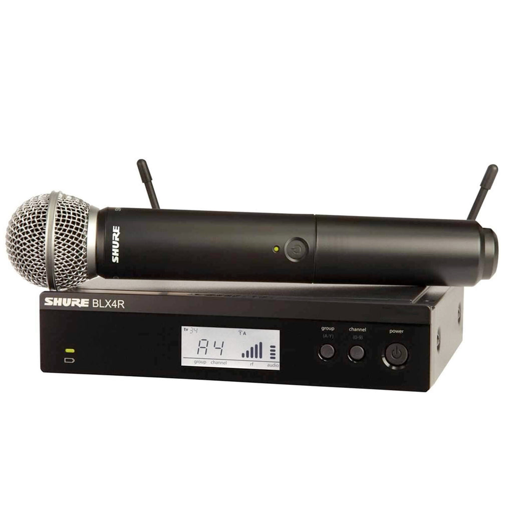 Shure BLX24R/SM58 Handheld Wireless System with Microphone — AV