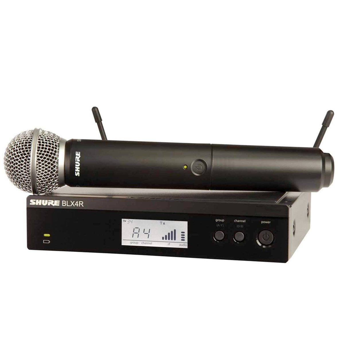 Shure BLX24R/SM58 Handheld Wireless System with Microphone — AV
