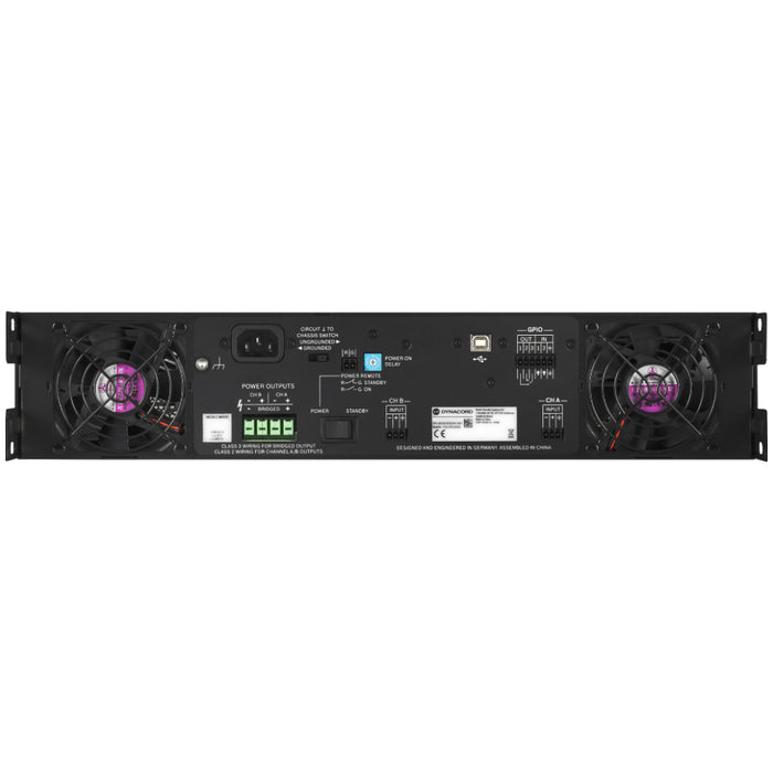Dynacord C3600FDI-US DSP Power Amplifier