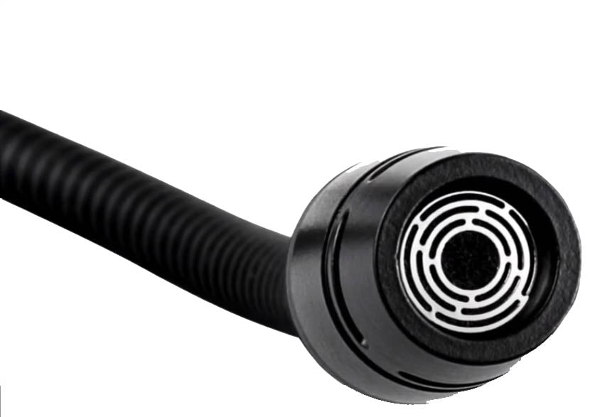 Shure CVG12-B/C Cardioid-12" Dual-Section Gooseneck Condenser Microphone, Inline Preamplifier (Flange Mount)-Black