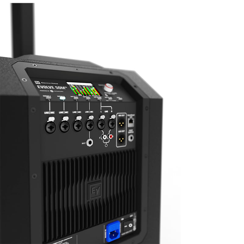 Electro-Voice EVOLVE 50M G2 Black Control Panel Bluetooth Speaker