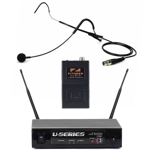 Fitness Audio FM41 Fitness Headset Microphone with U-Series UHF Wireless Microphone System