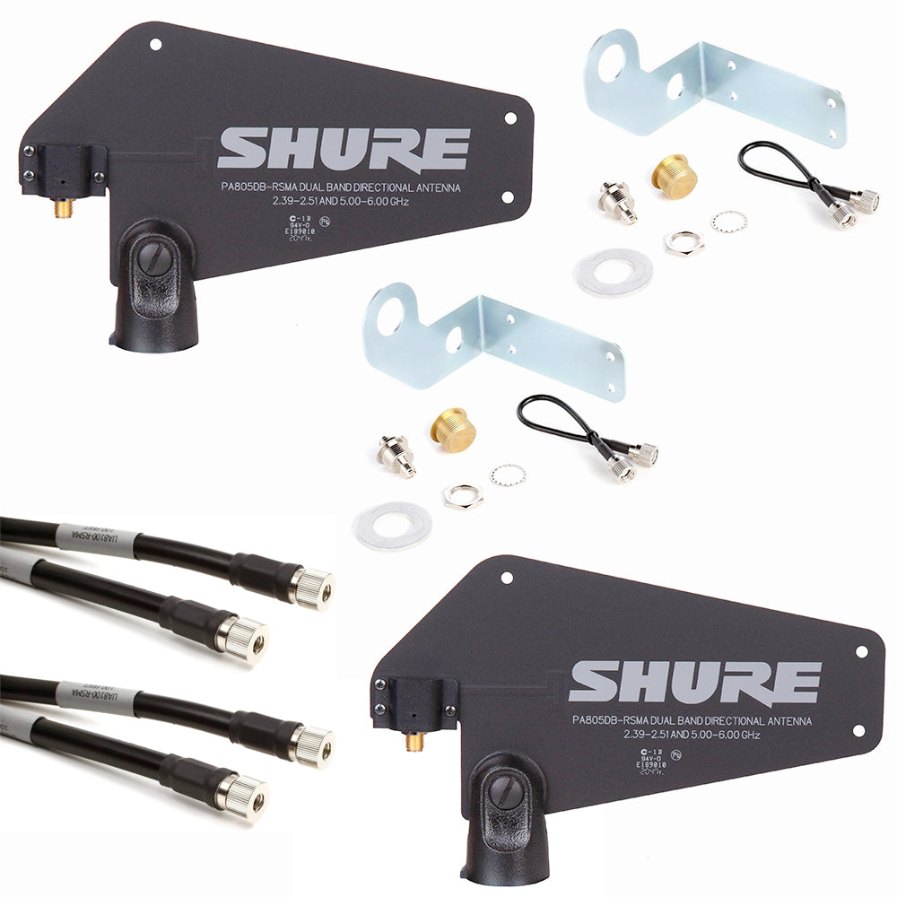 Remote Antenna Extension Kit for Shure GLXD4R+ Receiver — AV Now