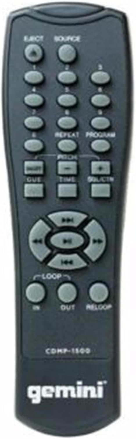 Gemini CDMP-1500 Professional DJ CD Media Player Anti-Shock - NO Bluetooth