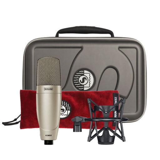 Shure KSM32/SL Cardioid Studio Condenser Microphone Studio Model (Champagne)