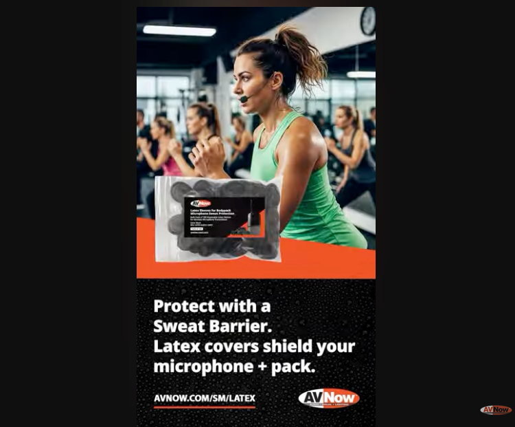 Sweat barrier product with a woman exercising in a gym.