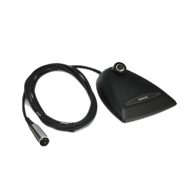 Shure A412B Accessory base for Microflex® Gooseneck Microphones, 10´ Attached XLR Cable