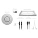 Shure CEILING1 Ceiling array microphone with Audio Fencing. Includes 24 inch enclosure, suspension mount, 12 ft USB Cable and 15 ft CAT6 cable