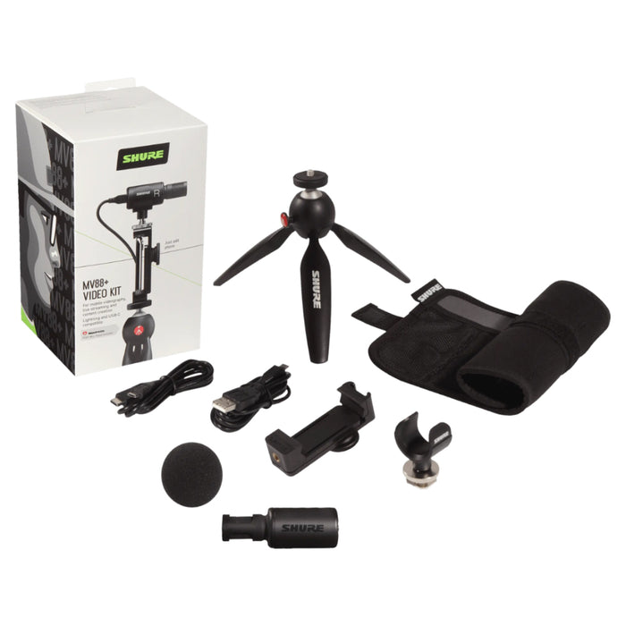 Shure MV88+ Video Kit Stereo Condenser Microphone
