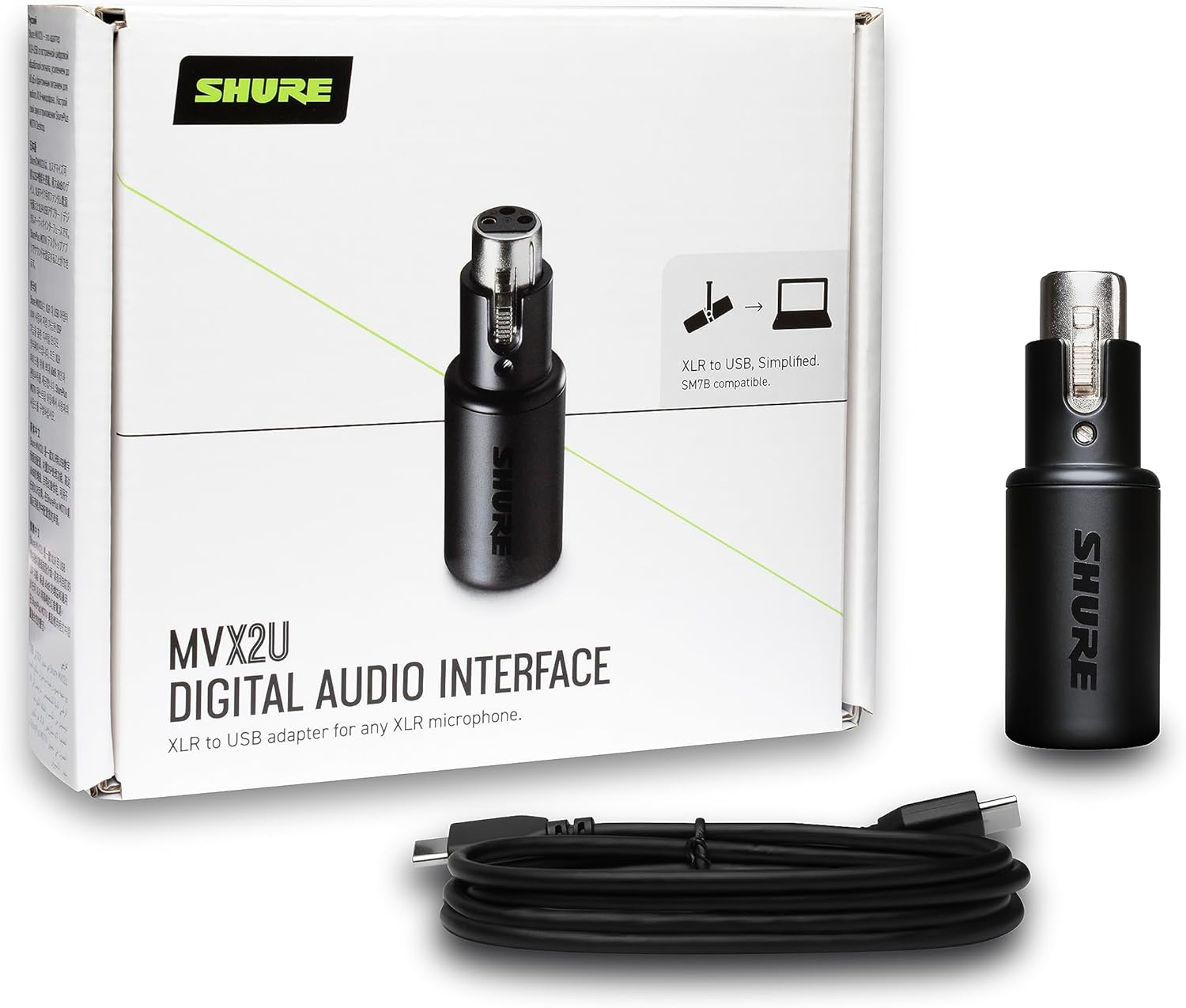シュア　オーディオインターフェース Shure MVX2U Digital Audio Interface — AV Now Fitness Sound
