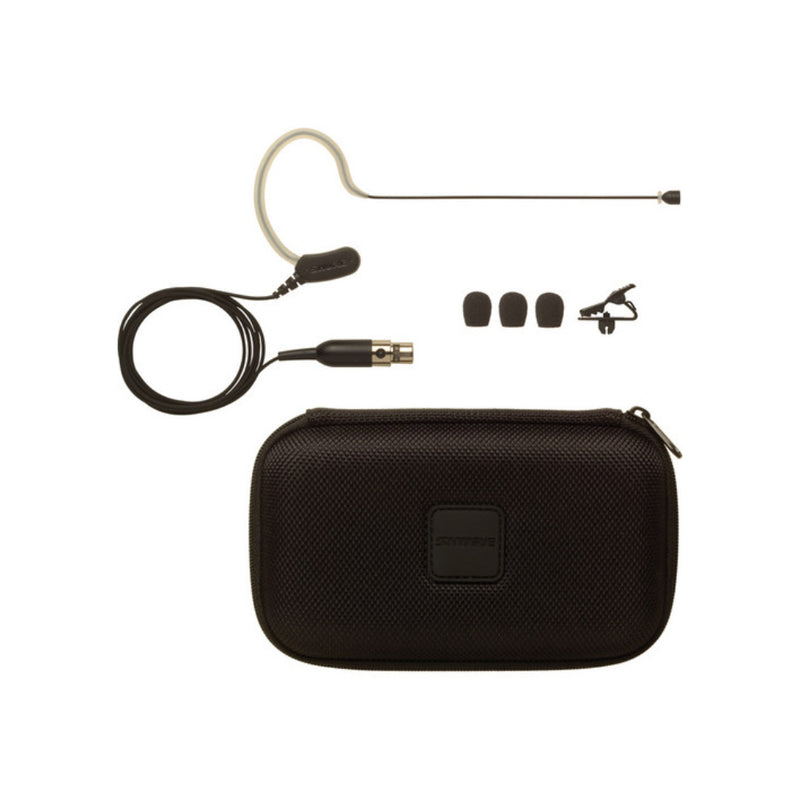 Shure MX153B Omnidirectional Earset Headworn Microphone Black Color