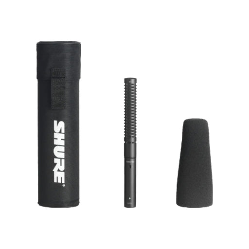 Shure VP89S Short Condenser Shotgun Microphone with Case and Foam Windscreen
