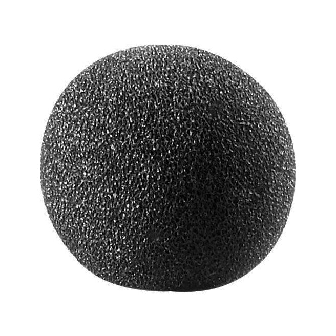 Shure or Audio-Technica Black Foam Microphone Windscreens - Small Round