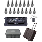 Sound Off Silent Disco Group Exercise System for Gyms and Wellness Centers - 15 Headsets