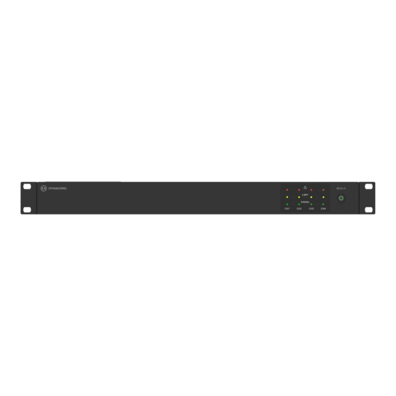 Dynacord V600: 4-US 4 Channel 600W Power Tank Amplifier with APD