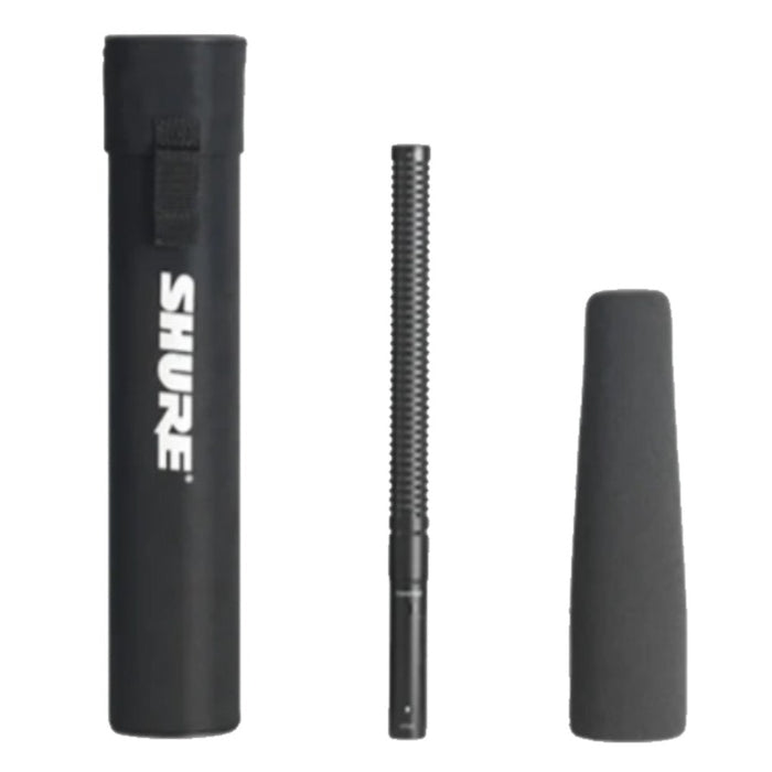 Shure VP89M Medium Condenser Shotgun Microphone with Case and Foam Windscreen