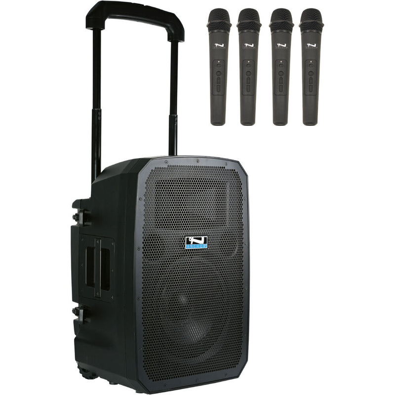 Anchor Audio Liberty 3 Hub Battery-Powered PA System with (4) Wireless Microphones